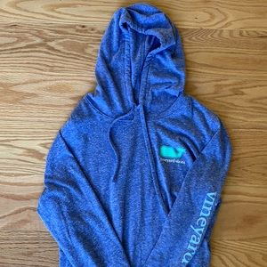 Vineyard Vines - Periwinkle hooded shirt